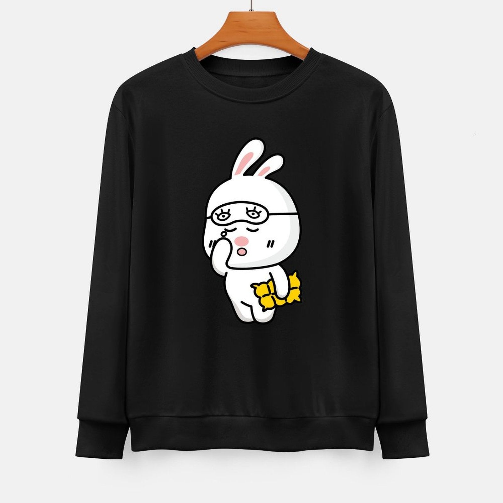 Front Patterned Long Sleeve TopCasual Classic Fit